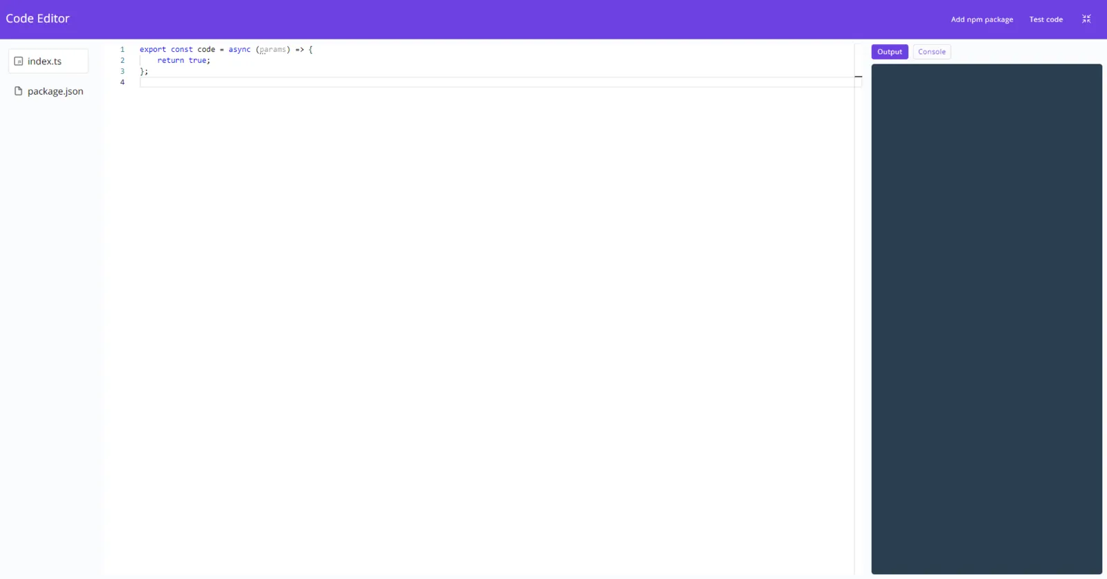 Activepieces 全屏代码编辑器