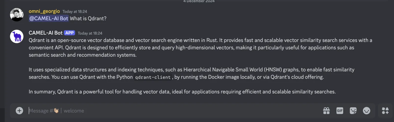 CAMEL Discord Bot 对话界面二