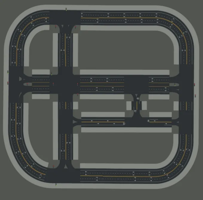 CARLA Town10 仿真地图