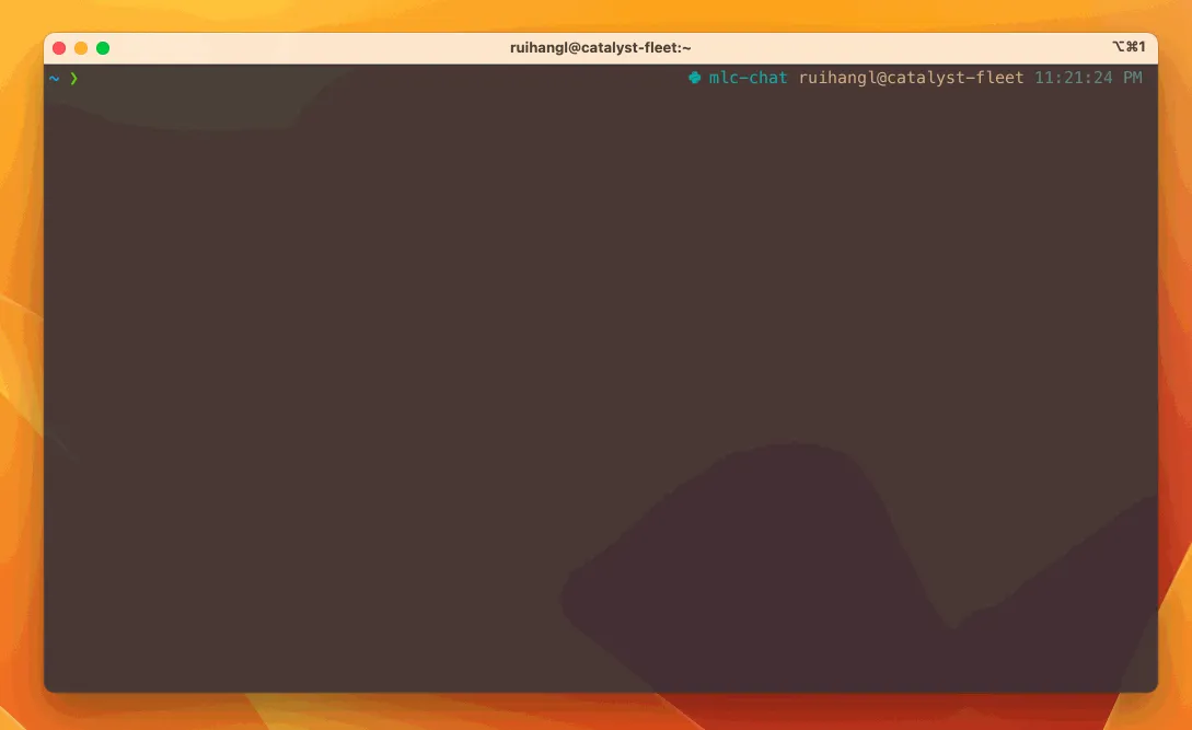 MLC LLM Linux 端运行演示