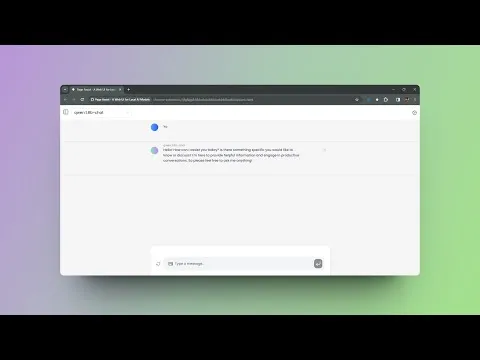 Page Assist 浏览器扩展演示画面